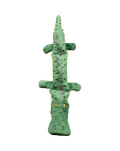 Ethical Pets Skinneeez Extreme 3 Squeaker Stuffing Free Dog Toy 25"-Crocodile