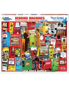 White Mountain Puzzles Jigsaw Puzzle 1000 Pieces 24"X30"-Vending Machines