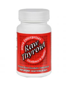 Ultra Glandulars Raw Thyroid - 90 Tablets