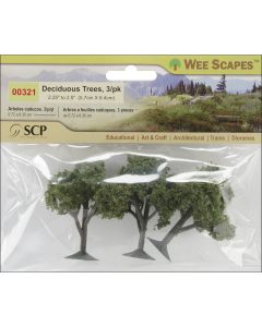 SCP Deciduous Trees 2.25" To 2.5" 3/Pkg-