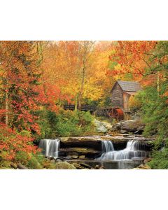 White Mountain Puzzles Jigsaw Puzzle 1000 Pieces 24"X30"-Old Grist Mill