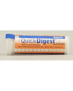 Zand QuickDigest with Plant Enzymes - 15 Chewable Tablets - Case of 20