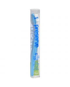 Preserve Toothbrush in a Travel Case, Soft - 6 Pack - Assorted Colors