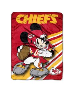 The Northwest Company Chiefs 46"x60" Mickey Micro Raschel Throw (NFL) - Chiefs 46"x60" Mickey Micro Raschel Throw (NFL)