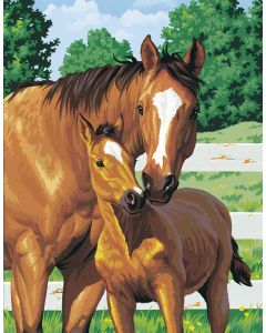 Dimensions Paint Works Paint By Number Kit 11"X14"-Mother's Pride