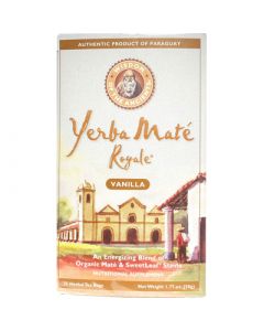 Wisdom of The Ancients Wisdom Natural Organic Yerba Mate Royale Tea Vanilla - 26 Tea Bags