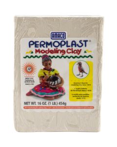 AMACO NEW! Permoplast Clay 1lb-Cream