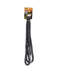Westminster Pet Products Round Braided Reflective Lead 5/8"X6 Feet-Black