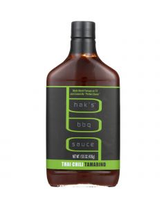 Hak's Haks Bbq Sauce - Thai Chile Tamarind - 15.5 oz - case of 6