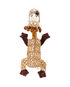 Nandog Pet Gear Nandog My BFF Plush Dog Toy-Giraffe Tan