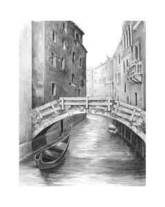 Royal Brush Sketching Made Easy Kit 9"X12"-Venice Bridge