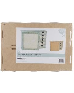 Kaisercraft Beyond The Page MDF 5-Drawer Storage Cupboard-14.25"X10"X4.75"