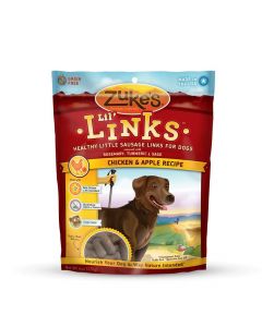 Zuke's Lil' Links Healthy Grain Free Little Sausage Links for Dogs Chicken and Apple