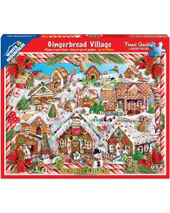 White Mountain Puzzles Jigsaw Puzzle 1000 Pieces 24"X30"-Gingerbread Houses