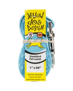 Yellow Dog Design Yellow Dog Lead 1"X60"-New Blue Polka Dot