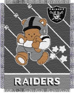 The Northwest Company Raiders baby 36"x 46" Triple Woven Jacquard Throw (NFL) - Raiders baby 36"x 46" Triple Woven Jacquard Throw (NFL)