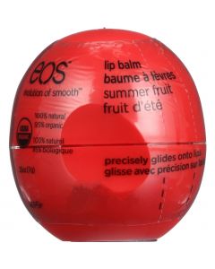 EOS Products Lip Balm - Organic - Smooth Sphere - Summer Fruit - .25 oz - case of 8
