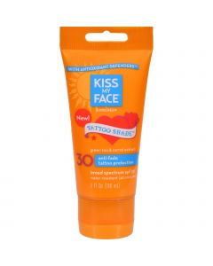 Kiss My Face Sunscreen - Tattoo Shade SPF 30 - 3 oz