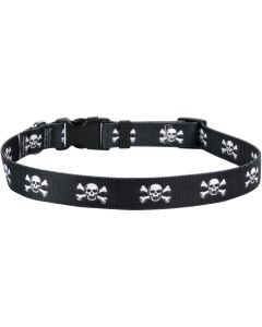 Yellow Dog Design Yellow Dog Collar Small 10"-14"-Skulls