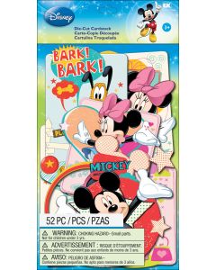 EK Success Disney Cardstock Die-Cuts 52/Pkg-Mickey Family