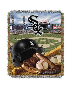 The Northwest Company White Sox  "Home Field Advantage" 48x60 Tapestry Throw