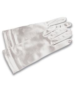 Wilton Adult Satin Gloves-White
