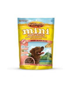Zuke's Mini Naturals Moist Miniature Treat for Dogs Savory Salmon 1 lbs.