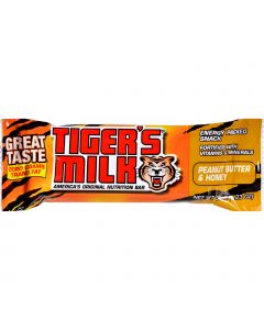 Tigers Milk Bar - Peanut Butter and Honey - 1.23 oz - Case of 24