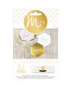 American Crafts Minc Cardstock Coasters 6/Pkg-Hexagon 3.75"X4"
