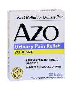 Azo Standard Urinary Pain Relief - 30 Tablets