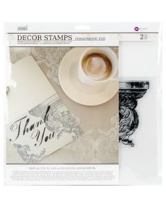 Prima Marketing Iron Orchid Designs Decor Clear Stamps-Empire