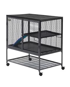 Midwest Critter Nation Single Level Pet Pen Gray 36" x 24" x 39"