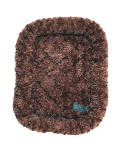 Worldwise goDog Bedzzz Shag Plush Extra Small 18"X13"-Cocoa