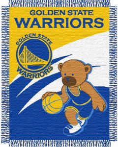 The Northwest Company Warriors 044 baby 36"x 46" Triple Woven Jacquard Throw (NBA) - Warriors 044 baby 36"x 46" Triple Woven Jacquard Throw (NBA)