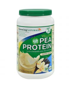 Growing Naturals Pea Protein Powder - Vanilla Blast - 33.5 oz