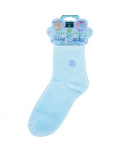 Earth Therapeutics Aloe Socks Blue - 1 Pair