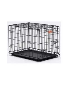 Midwest Dog Single Door i-Crate Black 30" x 19" x 21"