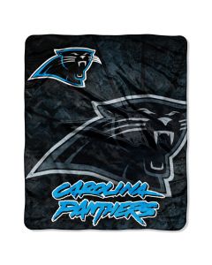 The Northwest Company PANTHERS "Roll Out" 50"x60" Raschel Throw (NFL) - PANTHERS "Roll Out" 50"x60" Raschel Throw (NFL)