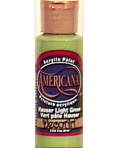 Deco Art Americana Acrylic Paint 2oz-Hauser Light Green - Opaque