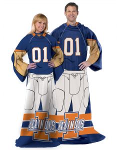 The Northwest Company Illinois College "Uniform" Adult Fleece Comfy Throw