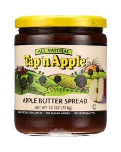 Tap'N Apple Butter TapN Apple Butter Spread - Apple Butter - 18 oz - case of 12