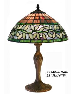 Warehouse of Tiffany Tiffany Style Vine Boarder Table Lamp