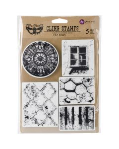 Prima Marketing Finnabair Cling Stamps 6"X7.5"-Old Town