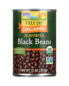 Field Day Beans - Organic - Black - 15 oz - case of 12
