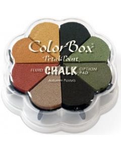 Clearsnap ColorBox Fluid Chalk Petal Point Ink Pad 8 Colors-Autumn Pastels