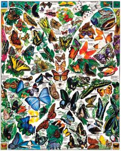 White Mountain Puzzles Jigsaw Puzzle 1000 Pieces 24"X30"-Butterflies Of The World