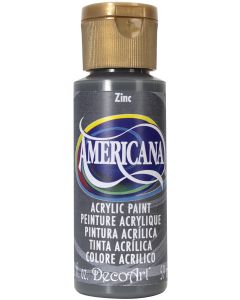 Deco Art Americana Acrylic Paint 2oz-Zinc - Opaque