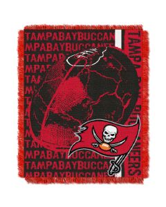 The Northwest Company Bucs  48x60 Triple Woven Jacquard Throw - Double Play Series