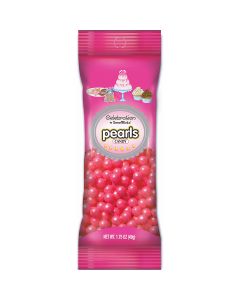 Celebrations By SweetWorks Pearls(TM) 1.75oz-Shimmer (TM) Bright Pink - Celebrations By SweetWorks Pearls(TM) 1.75oz-Shimmer (TM) Bright Pink