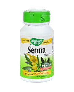 Nature's Way Senna Leaves - 100 Vegetarian Capsules